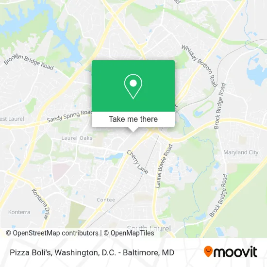 Pizza Boli's map