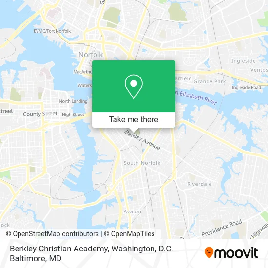 Berkley Christian Academy map
