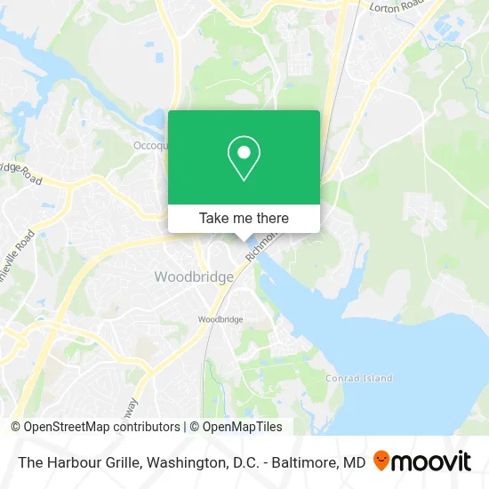 The Harbour Grille map