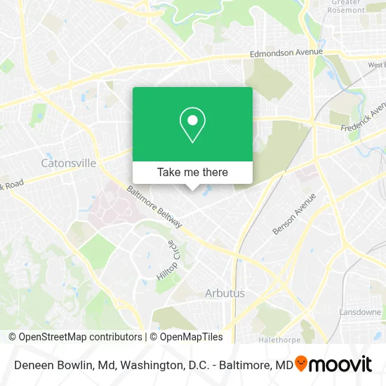 Deneen Bowlin, Md map