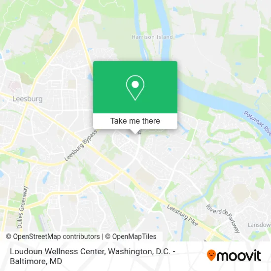 Loudoun Wellness Center map