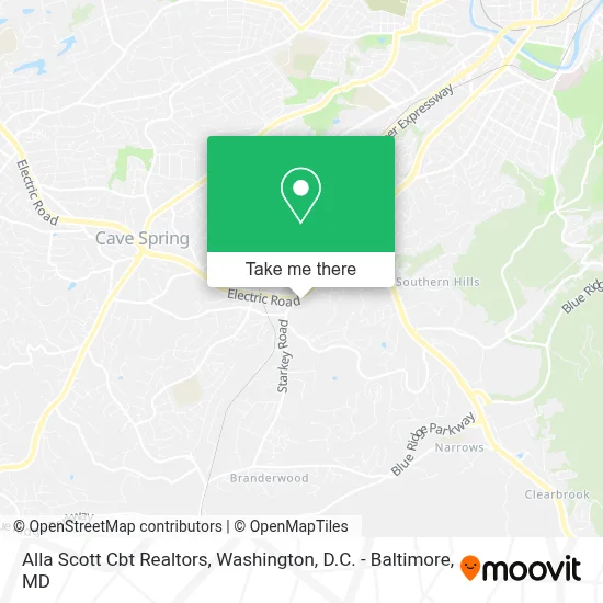 Alla Scott Cbt Realtors map