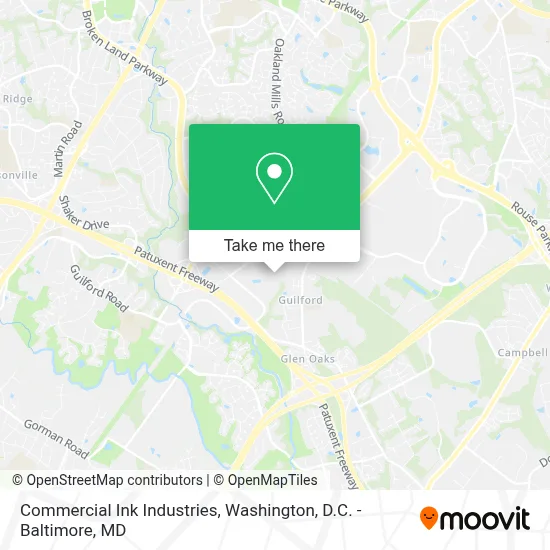 Commercial Ink Industries map