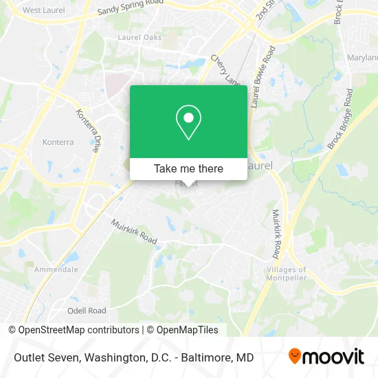 Outlet Seven map