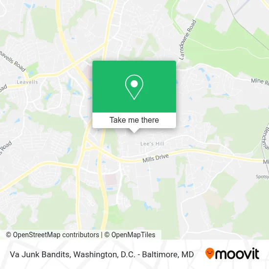 Va Junk Bandits map