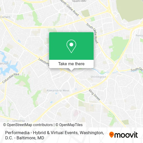 Performedia - Hybrid & Virtual Events map