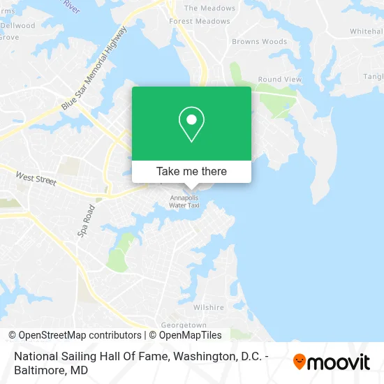 National Sailing Hall Of Fame map