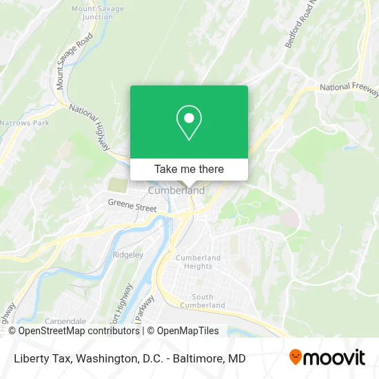 Liberty Tax map