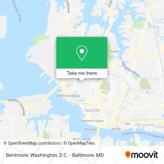 Bentmore map