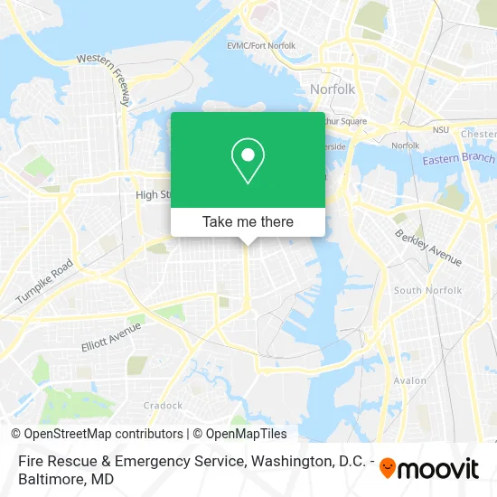 Fire Rescue & Emergency Service map