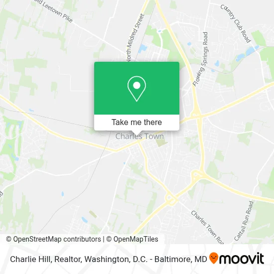 Charlie Hill, Realtor map