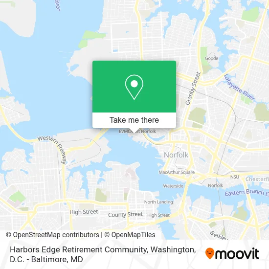 Harbors Edge Retirement Community map