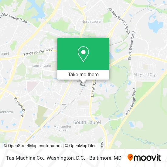 Tas Machine Co. map
