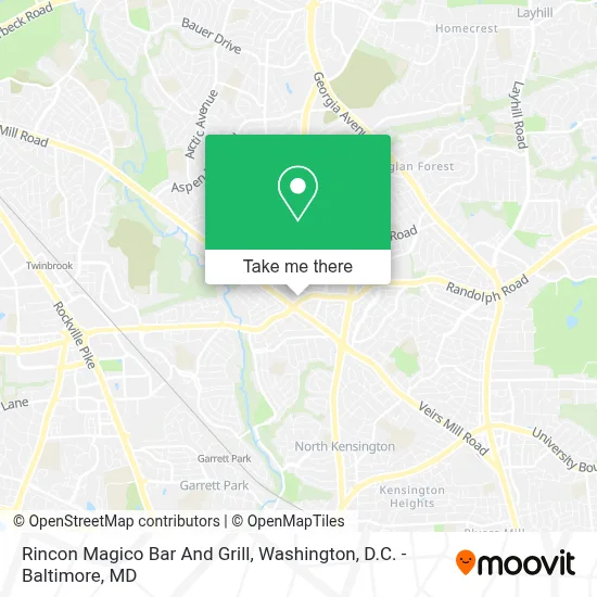 Rincon Magico Bar And Grill map