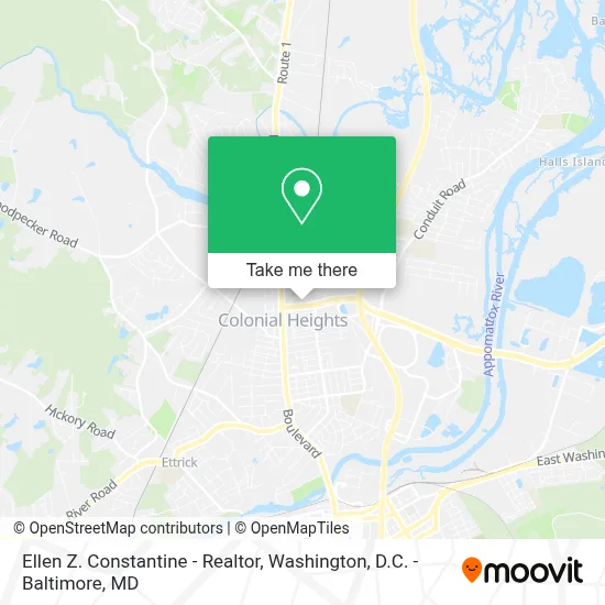 Ellen Z. Constantine - Realtor map