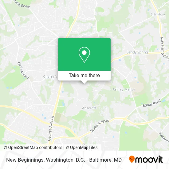 New Beginnings map