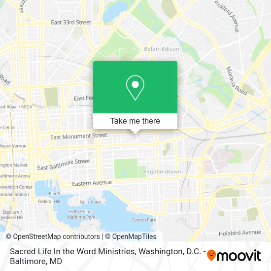 Sacred Life In the Word Ministries map