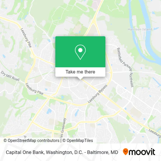 Capital One Bank map