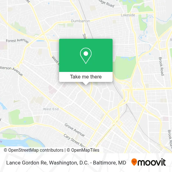Lance Gordon Re map
