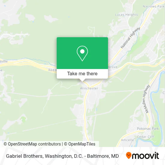 Gabriel Brothers map