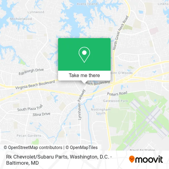 Rk Chevrolet/Subaru Parts map