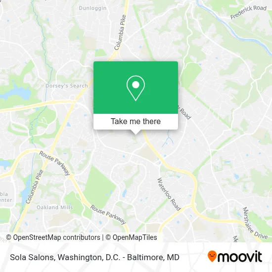 Sola Salons map