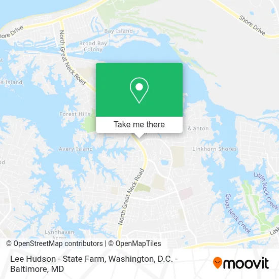 Lee Hudson - State Farm map