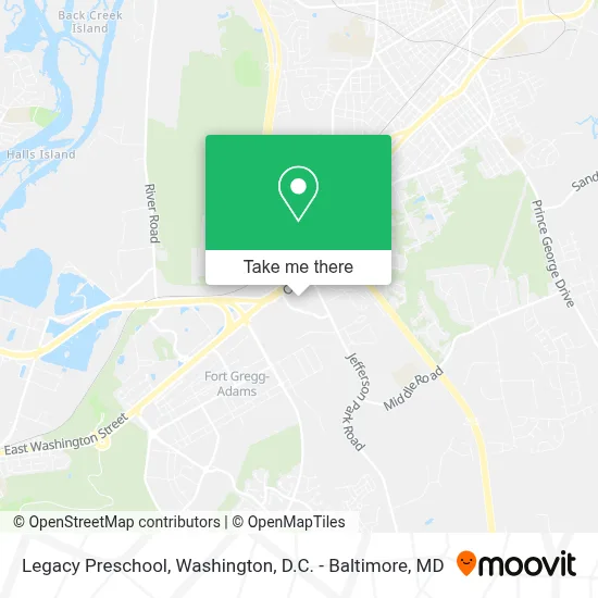 Legacy Preschool map
