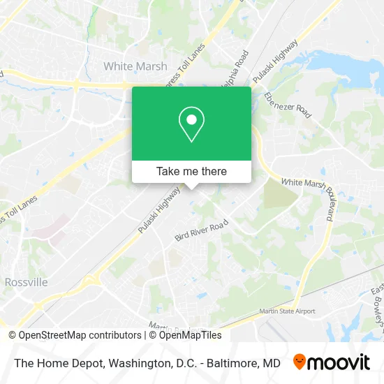 The Home Depot map