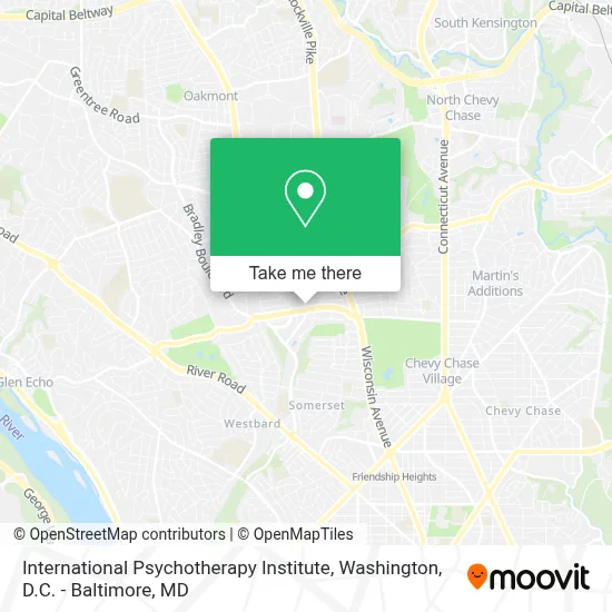 International Psychotherapy Institute map