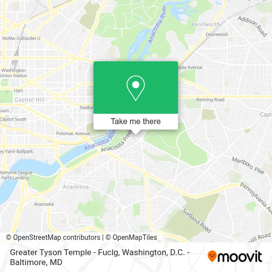 Greater Tyson Temple - Fuclg map