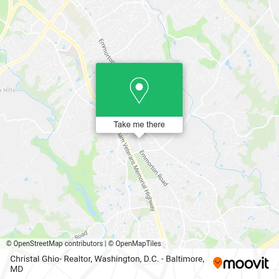 Christal Ghio- Realtor map