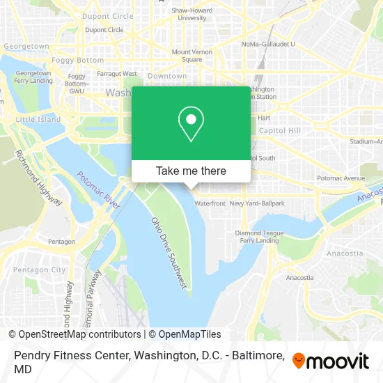 Pendry Fitness Center map