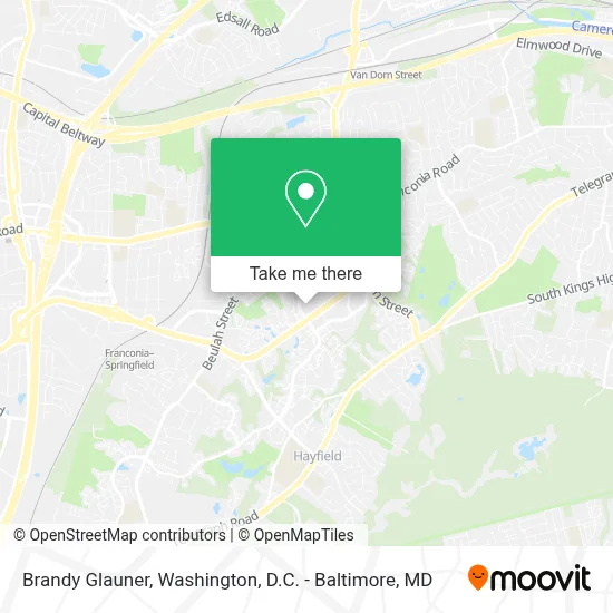 Brandy Glauner map