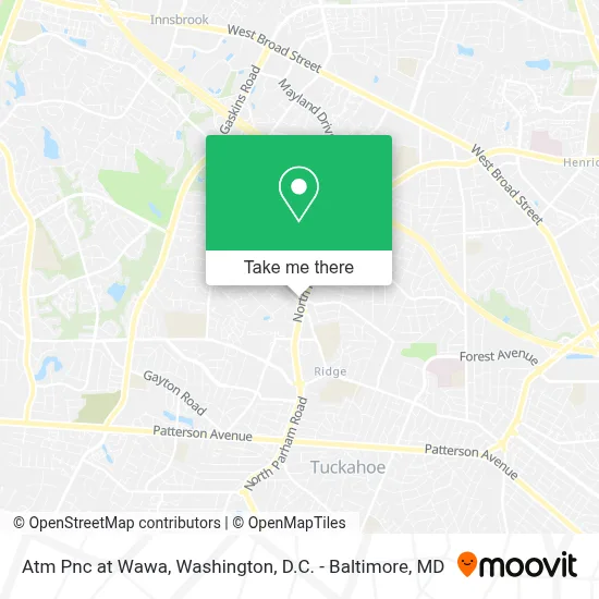 Atm Pnc at Wawa map