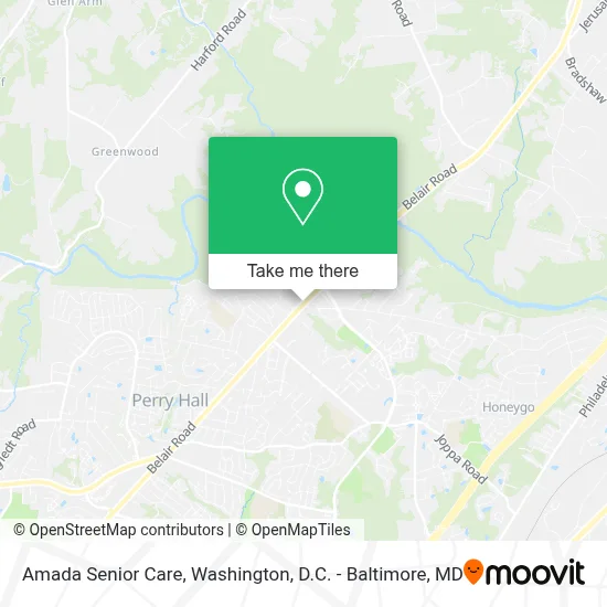 Amada Senior Care map