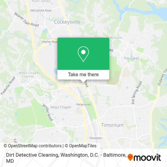 Dirt Detective Cleaning map