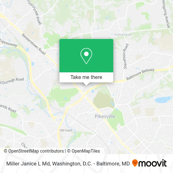 Miller Janice L Md map