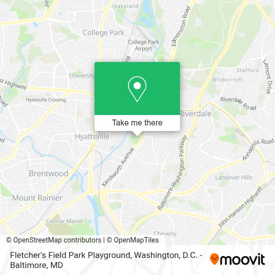 Fletcher's Field Park Playground map