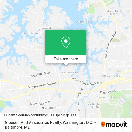 Gleason And Associates Realty map