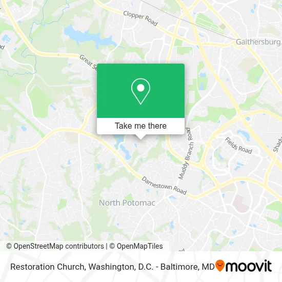 Restoration Church map