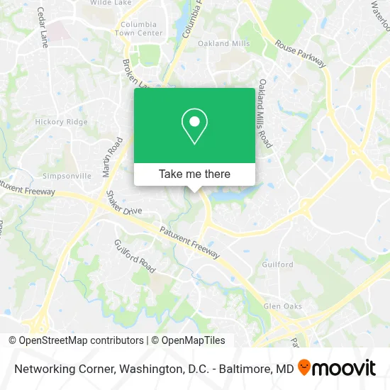 Networking Corner map