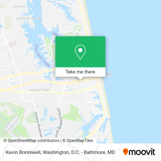 Kevin Bonniwell map
