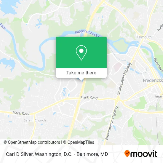 Carl D Silver map