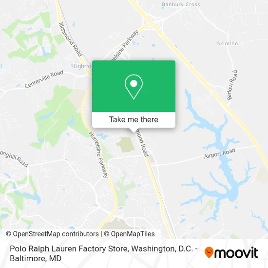 Polo Ralph Lauren Factory Store map
