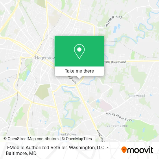 T-Mobile Authorized Retailer map