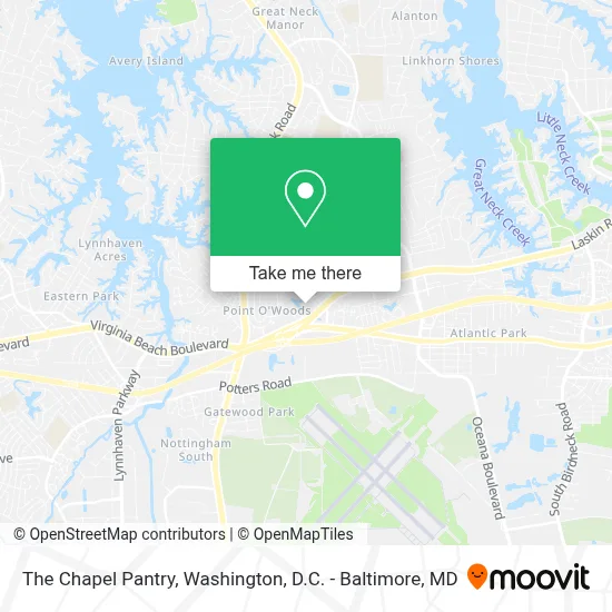 The Chapel Pantry map
