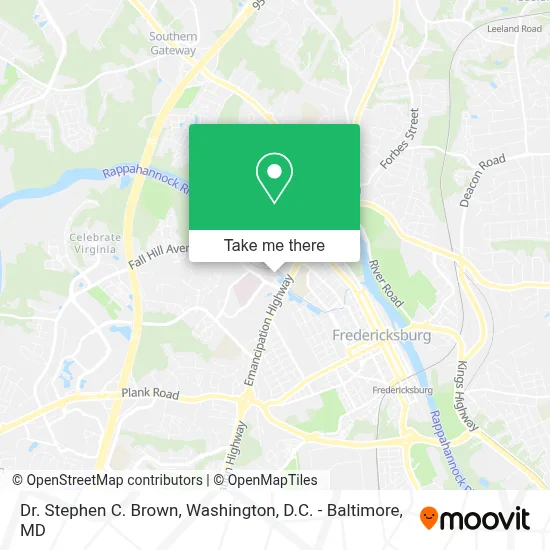 Dr. Stephen C. Brown map