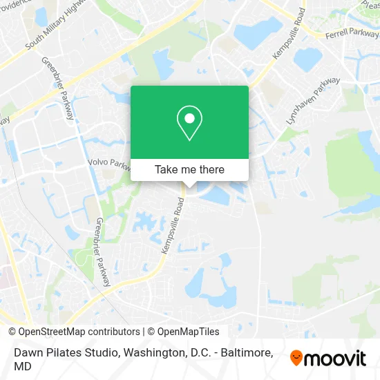 Dawn Pilates Studio map