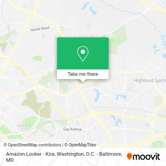 Amazon Locker - Kira map